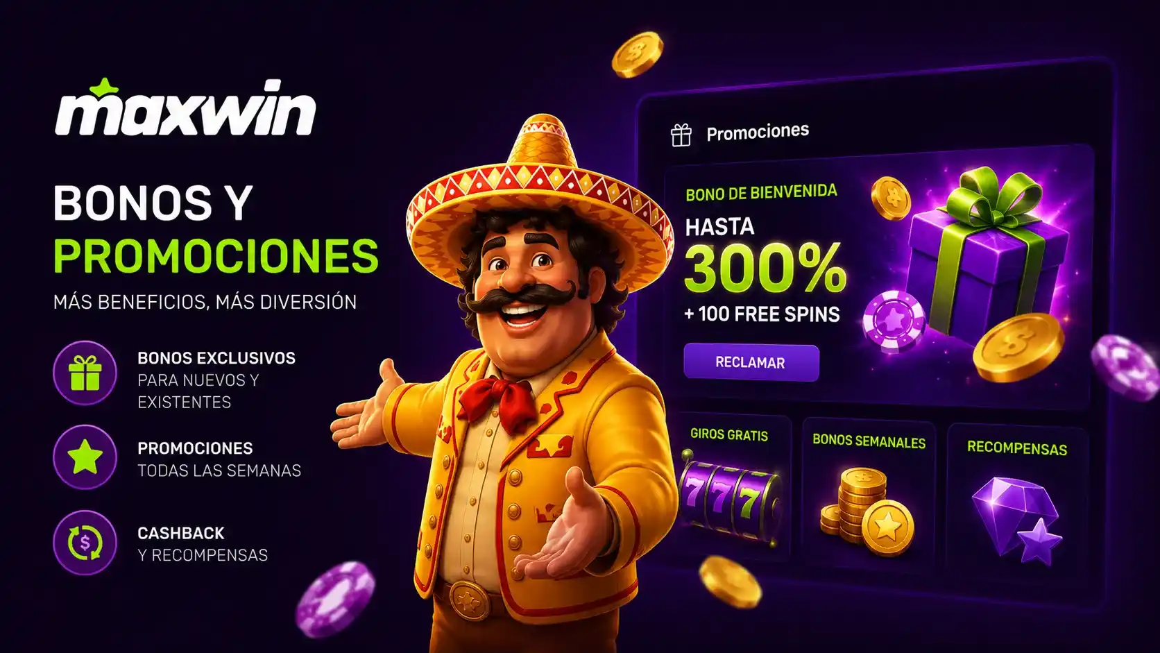 Bonos y Promociones en MaxWin Casino